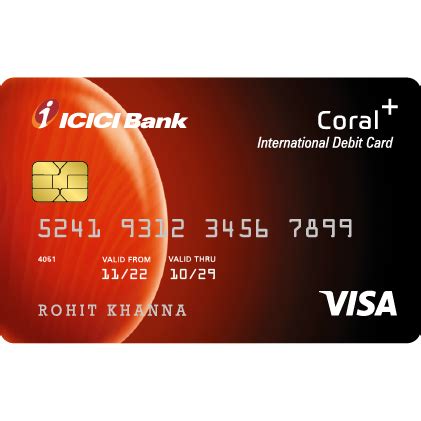 icici bank coral contactless debit card|icici bank coral paywave card.